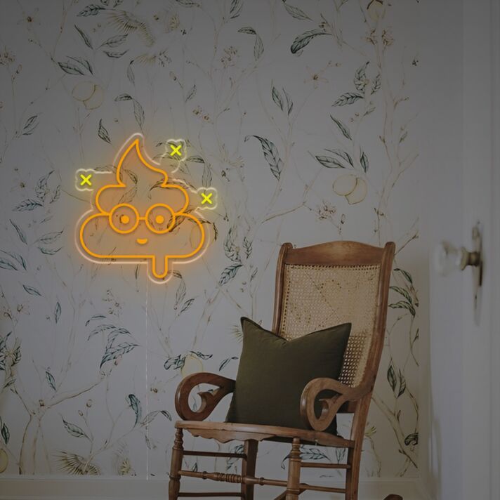 Brighten Up Your Spaces from Bedrooms to Bars with the Poop Emoji LED Neon Sign