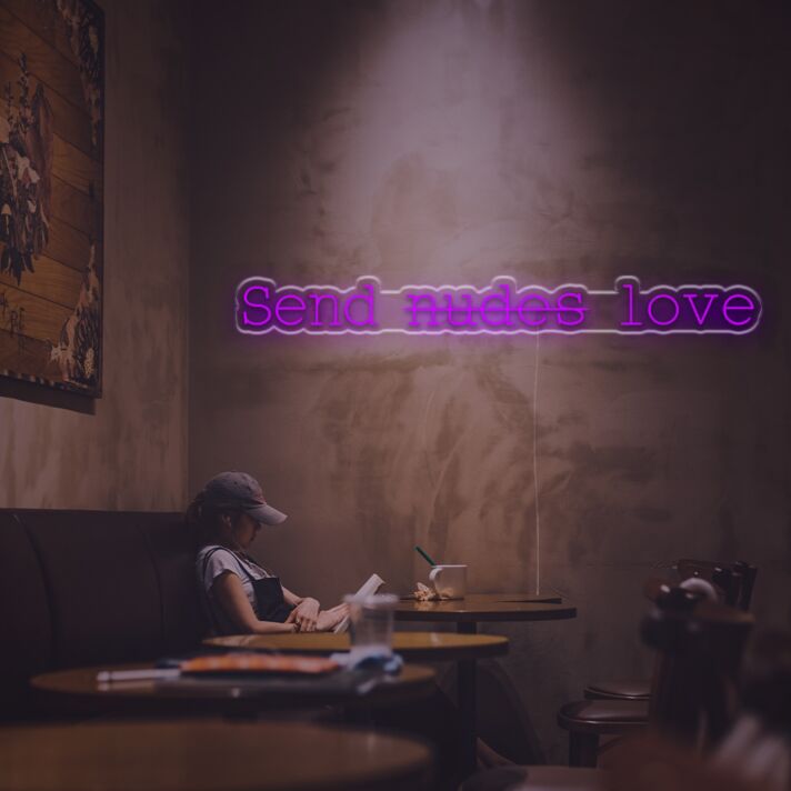Send Nudes Love LED Neon Sign