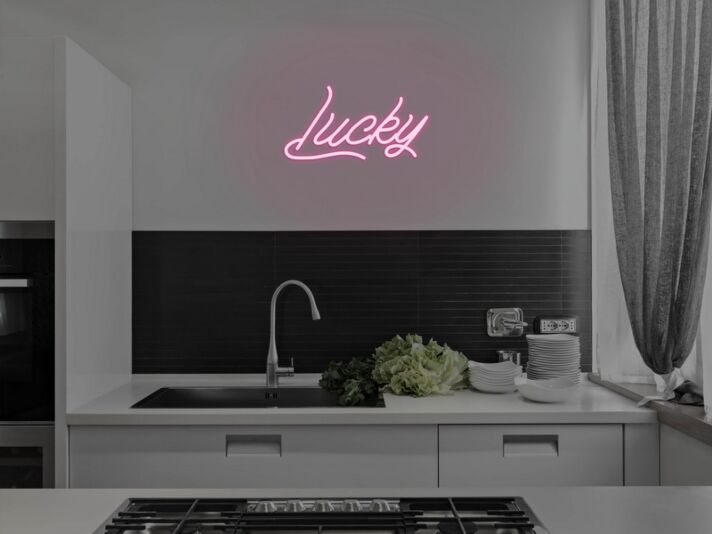 Lucky Neon Sign