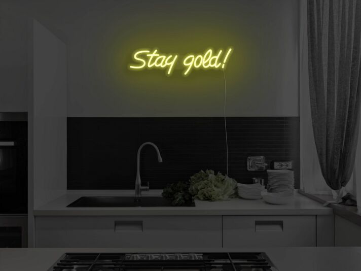 Stay Gold Neon Sign
