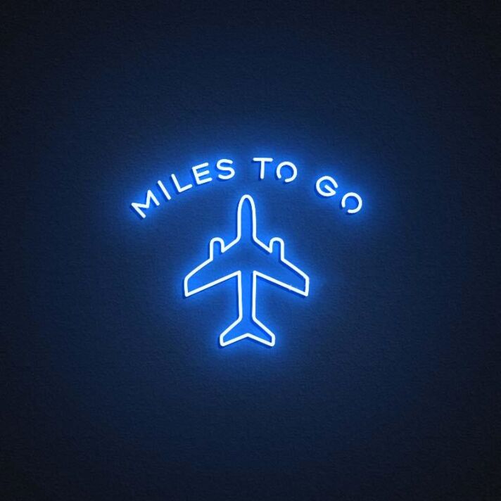 Airplane Neon Sign