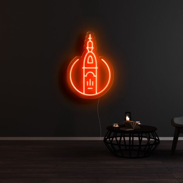 Nantes City Icon Neon Sign