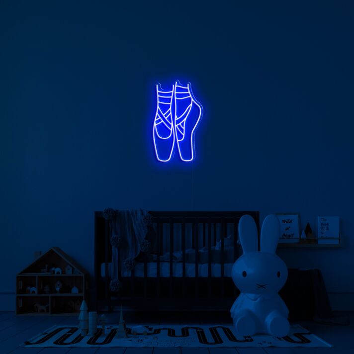 Ballet Shoes Neon Sign