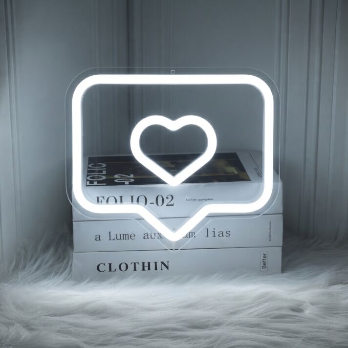 Instagram Heart Neon Sign