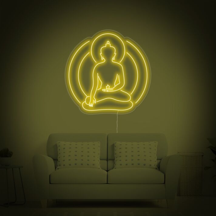 Buddha Yoga Neon Sign