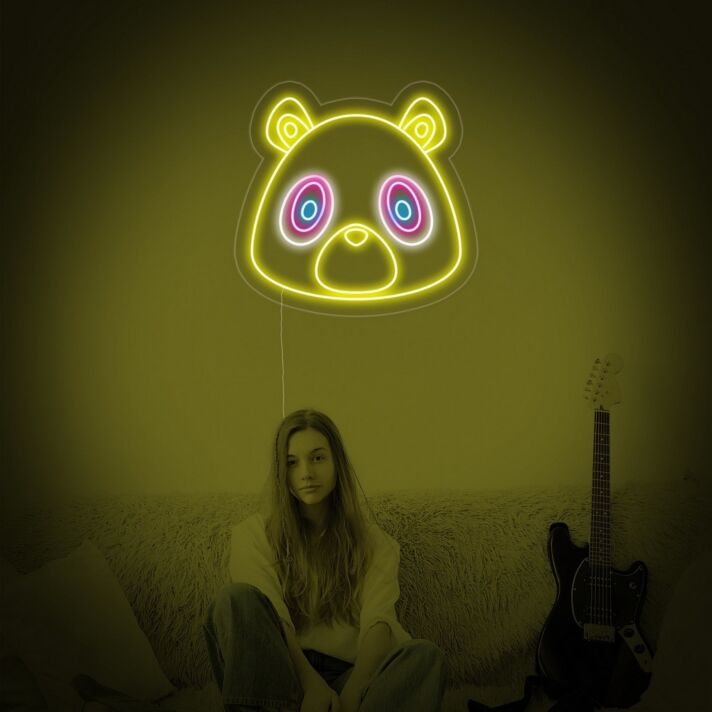 Graduation Bear Neon Sign