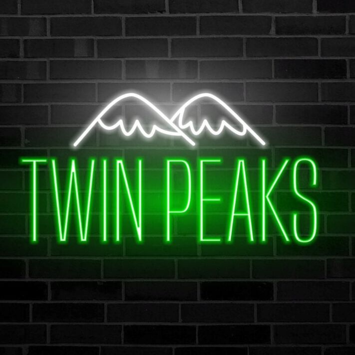 Twin Peaks Neon Sign