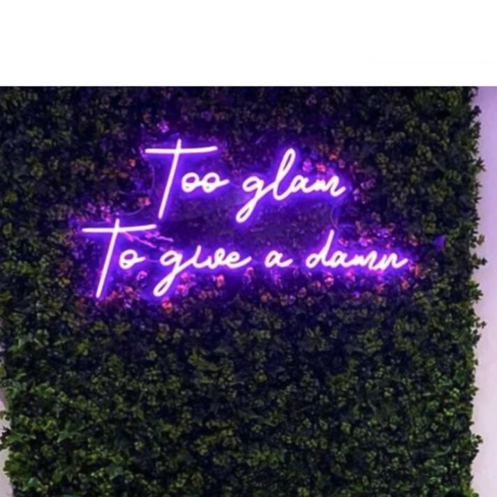 Too Glam To Give a Damn Neon Sign