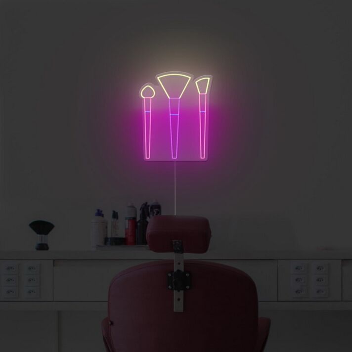 Makeup Brush Neon Sign