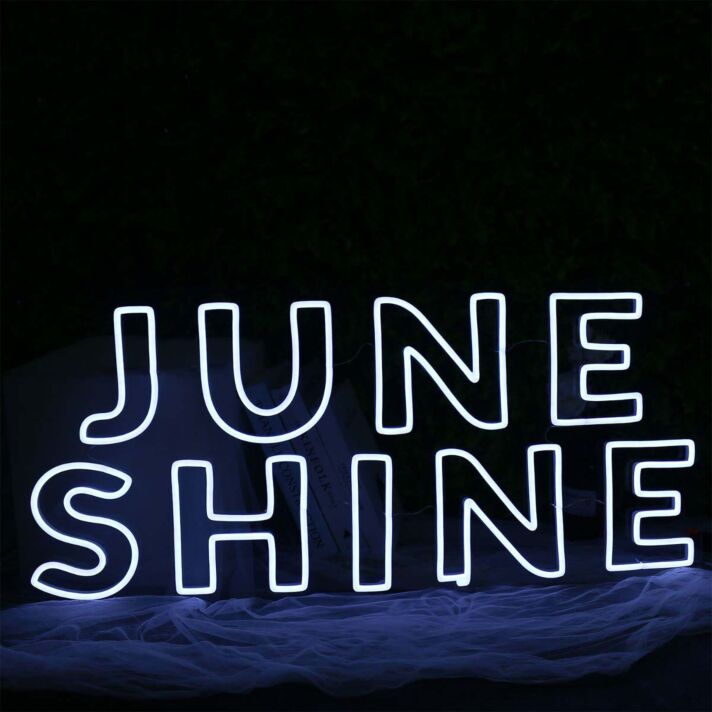 JUNE SHINE Neon LED Sign