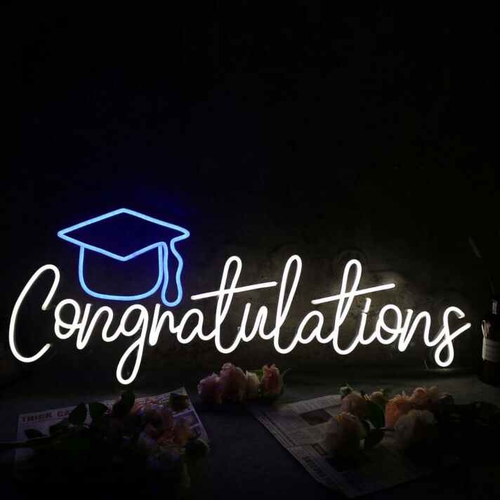 Congratulation Graduation Neon Sign