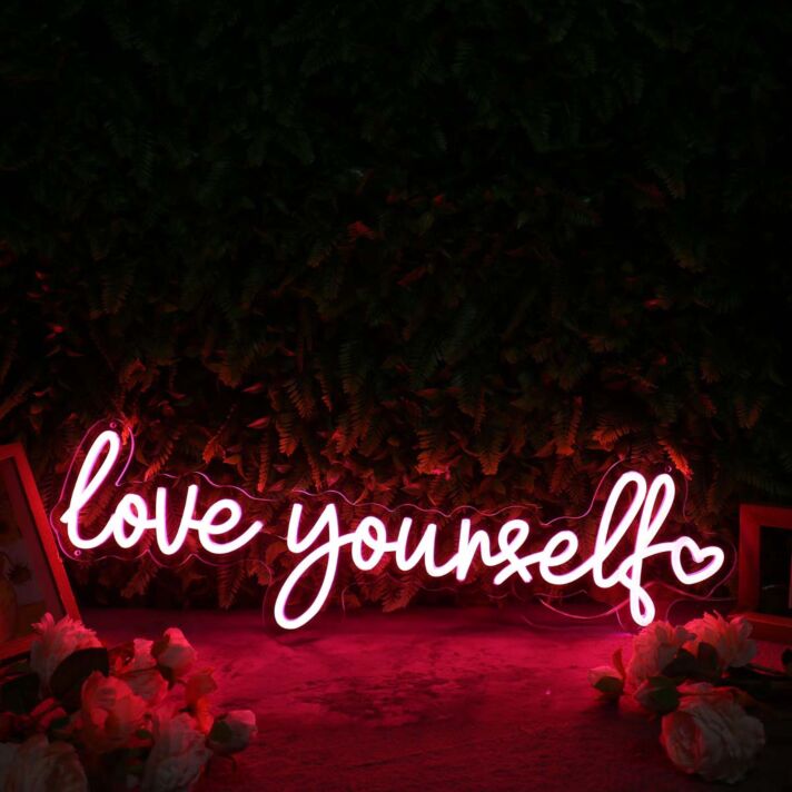 Love Yourself Red Neon Sign