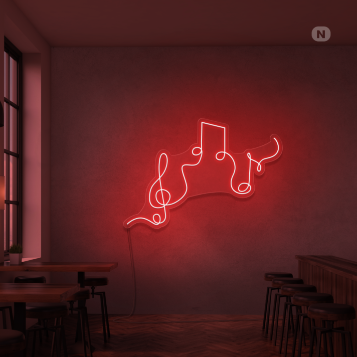 Music Nodes Neon Signs