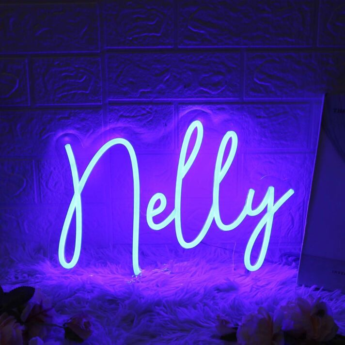 Nelly Blue Neon Sign