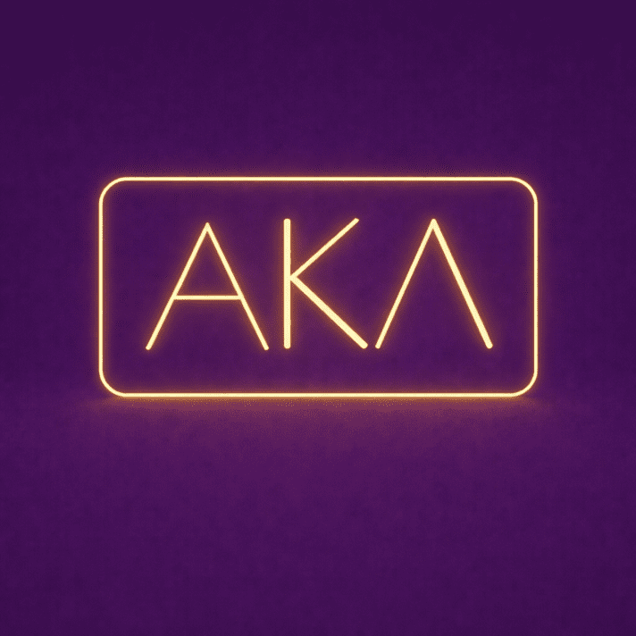 Alpha Kappa Lambda ΑΚΛ LED Neon Sign Celebrating Brotherhood and Values