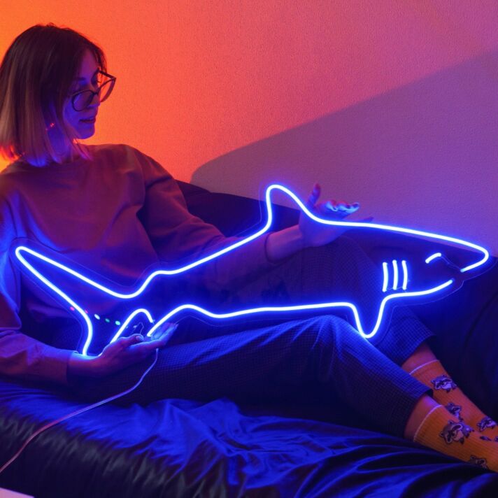 Shark LED Neon Sign