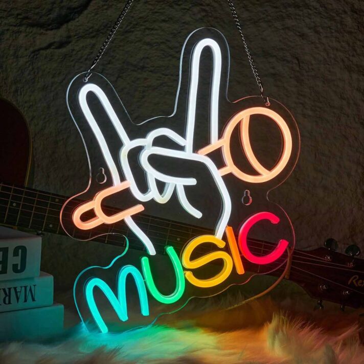Music Concert Neon Sign
