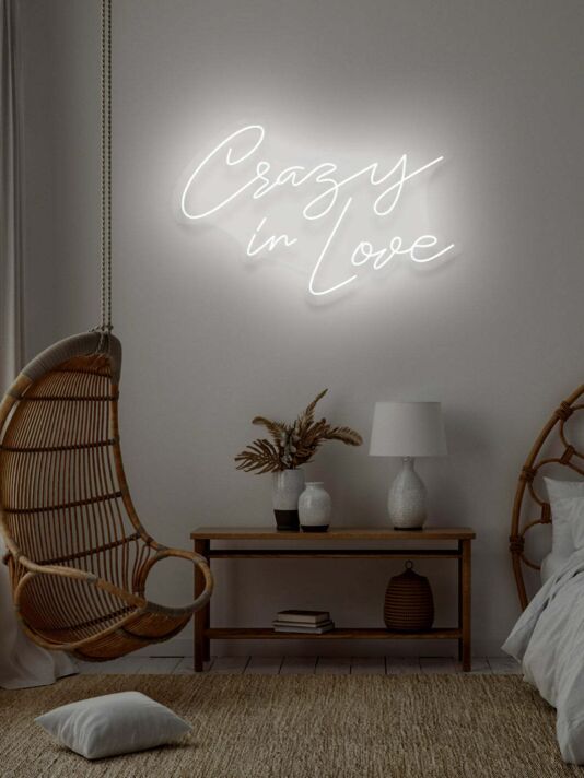 Crazy In Love Neon Showcase of Passionate Love