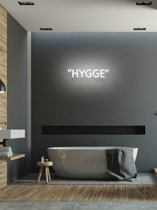 Hygge Neon Comfort and Coziness