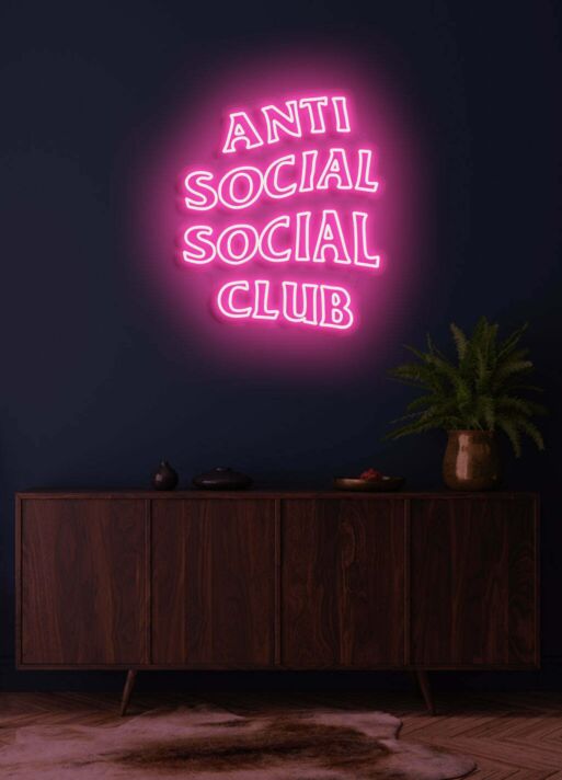 Anti Social Social Club Highlight Individuality with Distinctive Neon