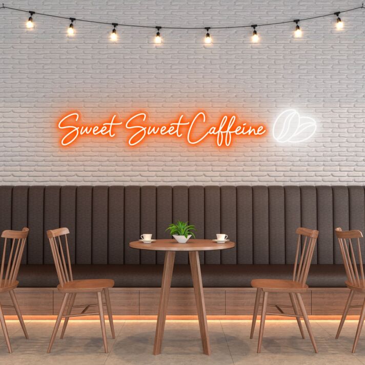 Sweet Sweet Caffeine Celebrate Your Love for Coffee with Neon