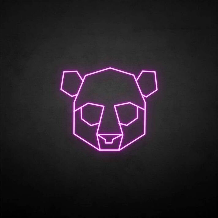 The Bear Head Neon Sign
