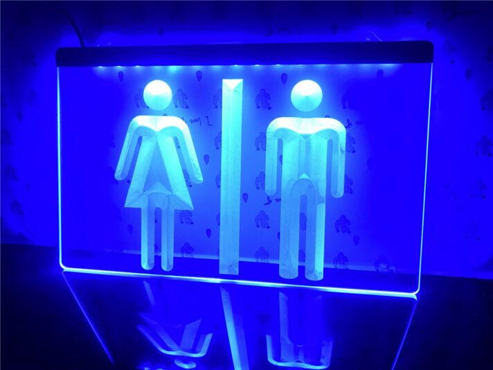Toilet Washroom Hanging Neon Sign