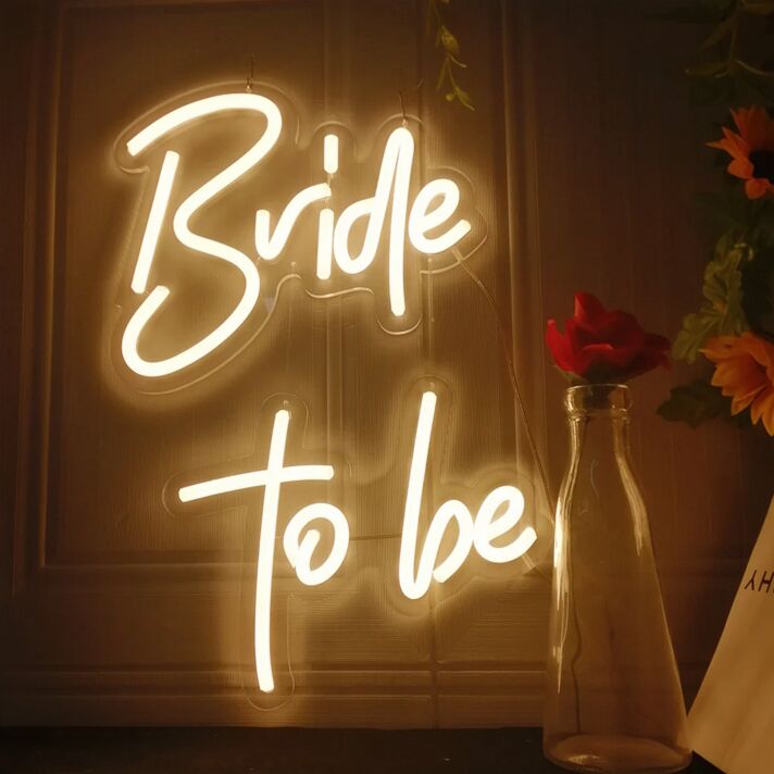 Bride to Be Wedding Neon Sign