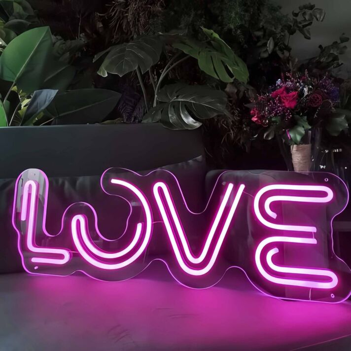 LOVE Wedding Style 1 Neon Sign