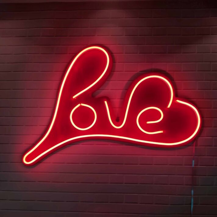LOVE Wedding Style 2 Neon Sign