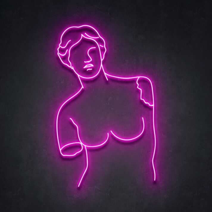 Venus De Milo Neon Sign for Art Lovers and Classic Decor
