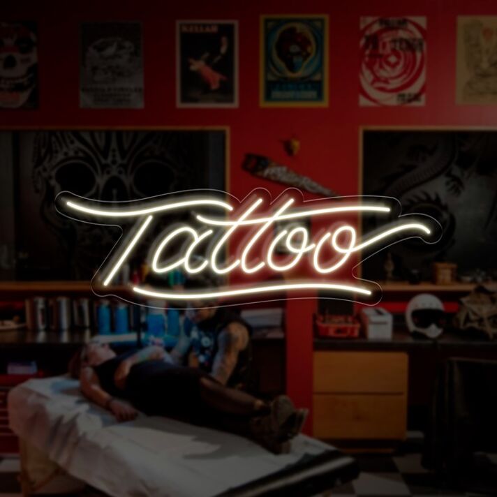 Tattoo Neon Sign for Tattoo Studios