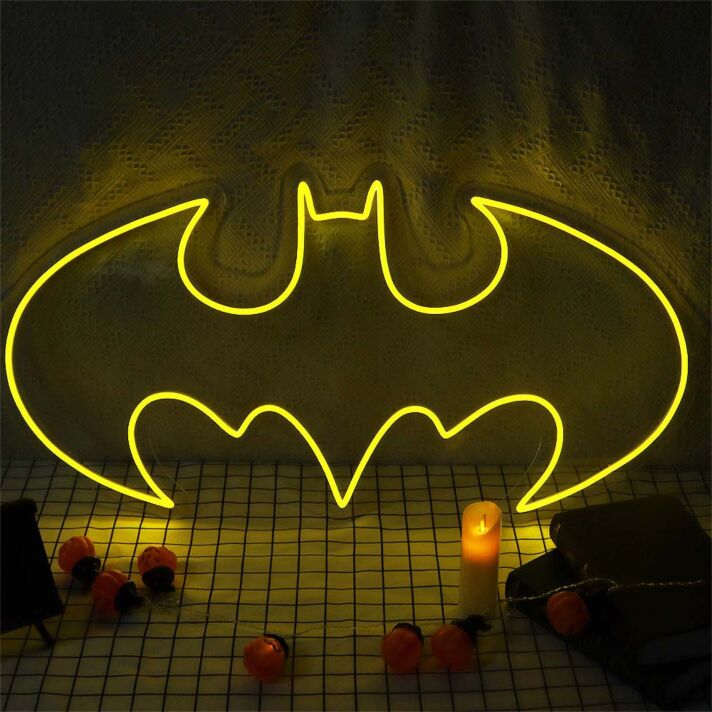 Batman Neon Sign for Superhero Fans