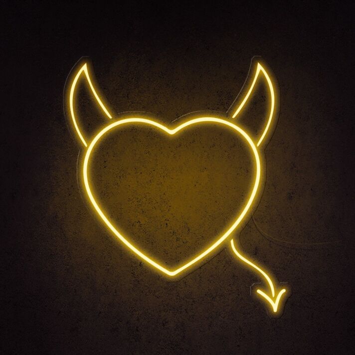 Naughty Love Neon Sign for bold and playful settings