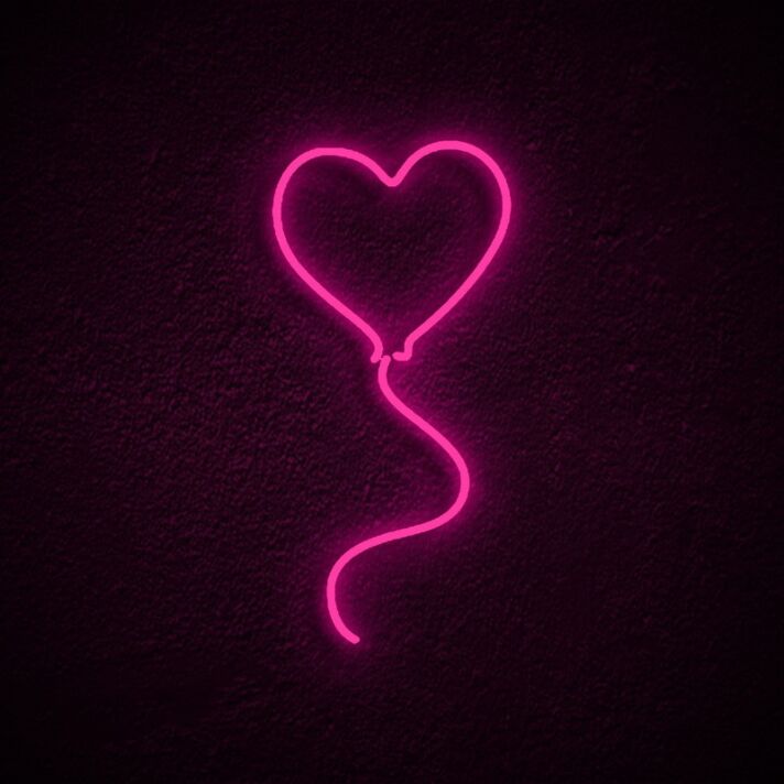 Love Balloon Neon Sign for Fun Romantic Decor
