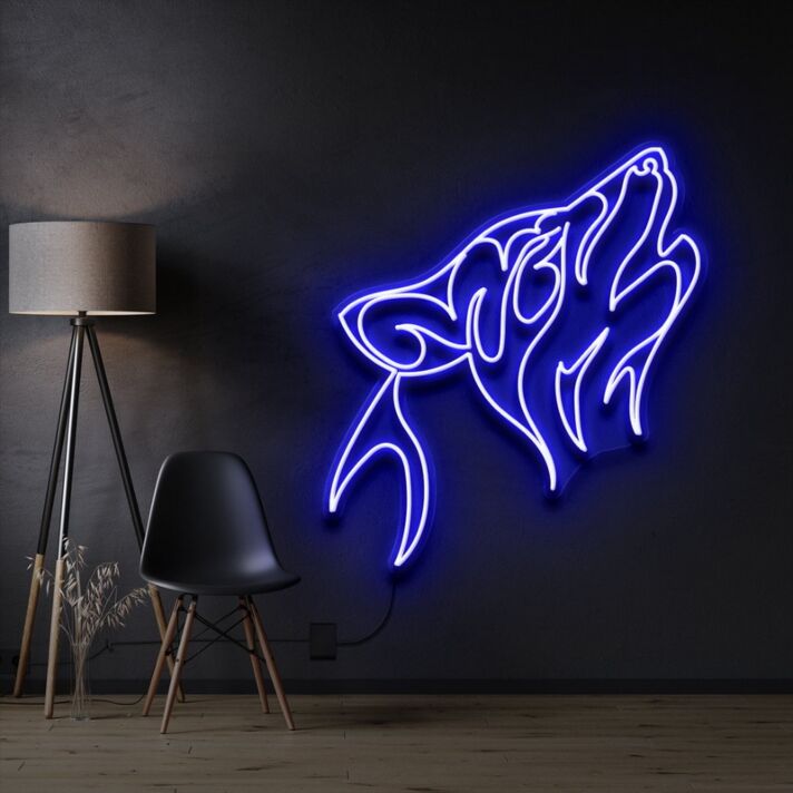 Husky Neon Sign for Pet Lovers