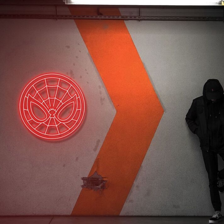 Spider Neon Sign for Halloween and Bold Decor