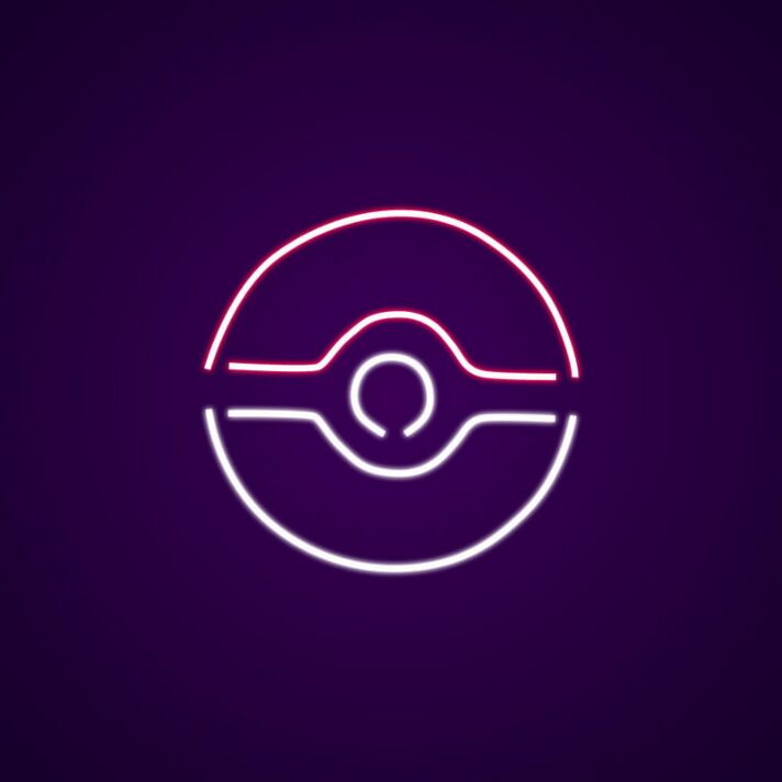 Pokeball Neon Sign for Anime Fans