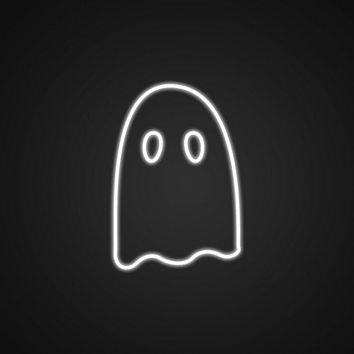 Ghost Neon Sign Add a spooky touch to your Halloween decor