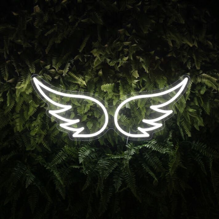 Angel Wings Neon Sign Add a touch of angelic beauty to your decor