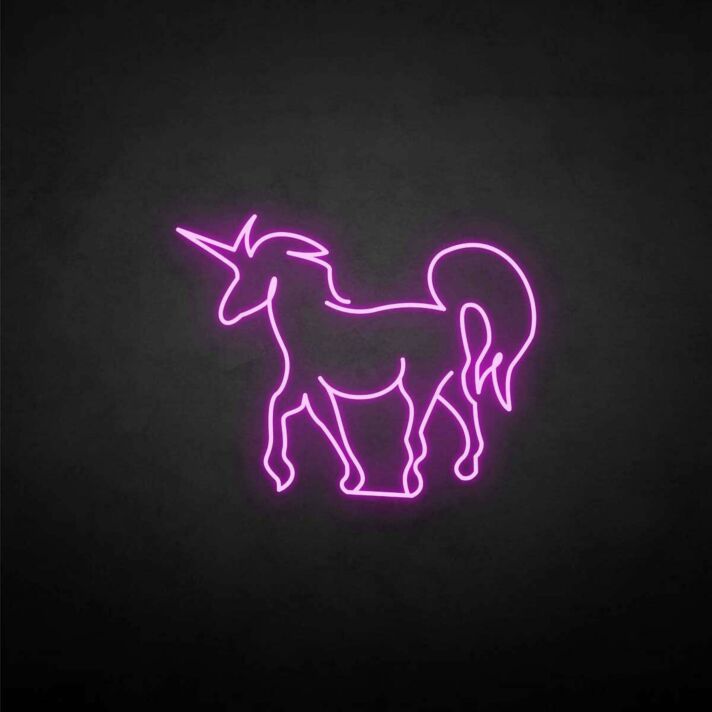 Prancing Unicorn LED Neon Sign