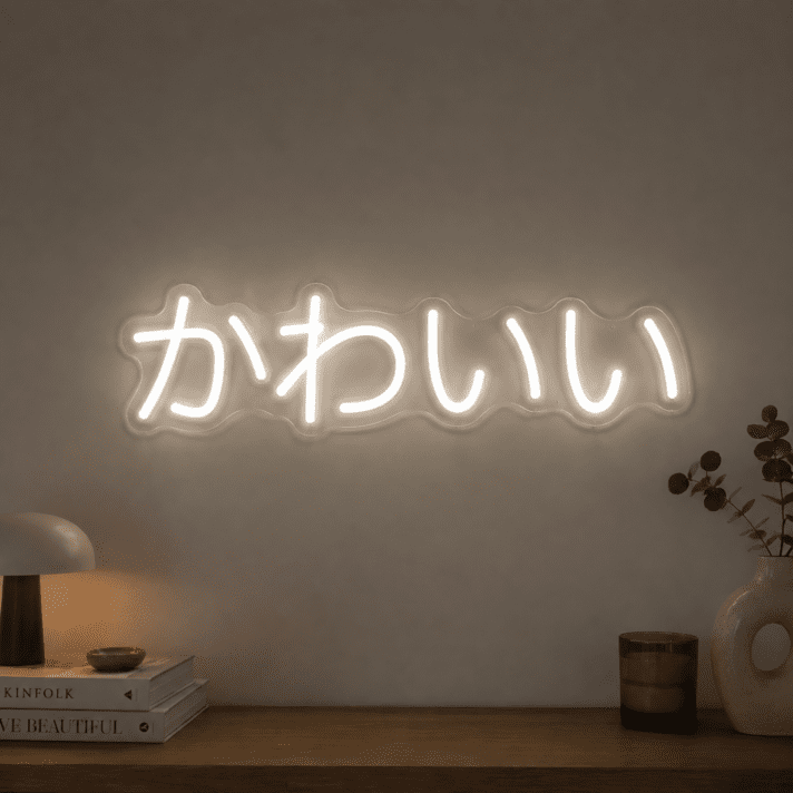 Kawaii Japanese Neon Sign Add a cute Japanese touch to your decor