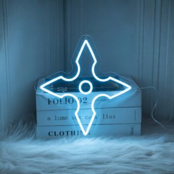 Add a Ninja Spark to Your Home, Office, and Special Events with the Shuriken LED Neon Sign.
