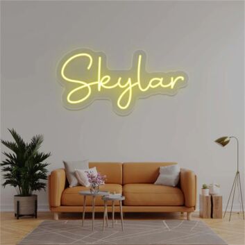 Brighten Up Your Space: From Home Decor to Parties, Skylar Name LED Neon Sign Adds a Personal Touch to Any Setting