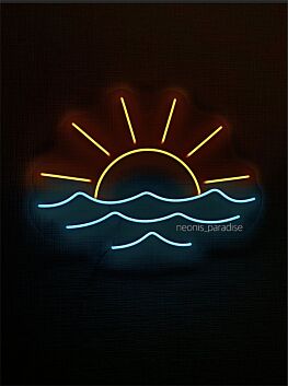 Sunrise over Sea LED Neon Sign