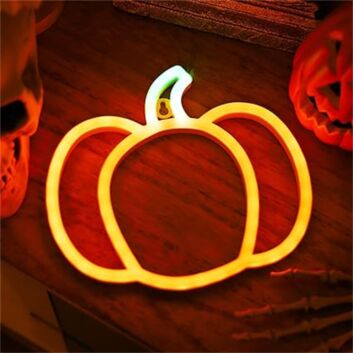 Elevate Your Thanksgiving Ambiance: Perfect Pumpkin LED Neon Sign for Home, Office, and Festive Gatherings.