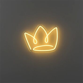Brighten Your Bar, Wedding, and Home Décor with The Crown LED Neon Sign.