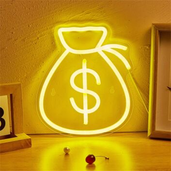Brighten up Your Bar, Store or Gaming Room with the Usd Dollar LED Neon Sign.