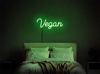 Brighten Your Space: Vegan LED Neon Sign Perfect for Home Decor, Trendy Cafes, and Conscious Events.