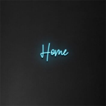 Home Script LED Neon Sign
